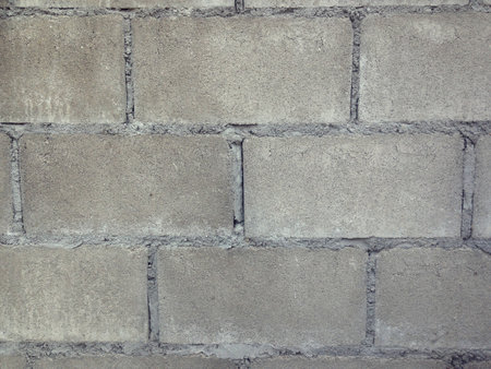 Walls made of concrete blocks Which is strong and durable.