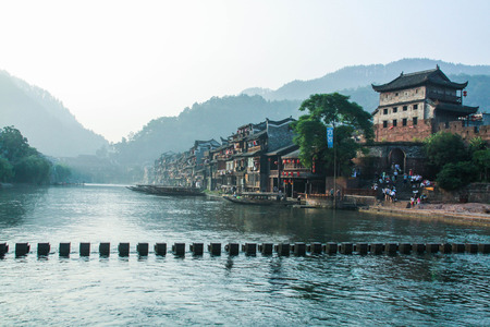 Fenghuang ancient townのeditorial素材