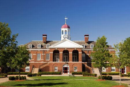 Historic City Hall in Georgetown, Washington, DC, USA.の写真素材