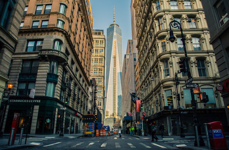 View of a skyscraper in New York City