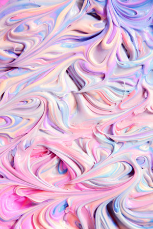 Abstract background of acrylic paints in pink and blue colors. High quality photoの写真素材