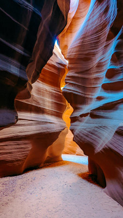 Antelope Canyon is a slot canyon in the Navajo Reservation near Page, Arizona, United States.