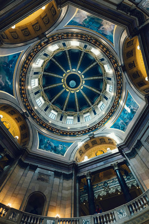 Interior of the National Museum of Natural History in Washington DC, USA