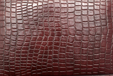 crocodile leather texture background. Closeup of crocodile skinの写真素材