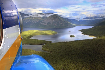 Lake Baikal, Lake Frolikha, mountains, clouds, travel,
