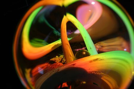 still life illuminated spectral colorの写真素材