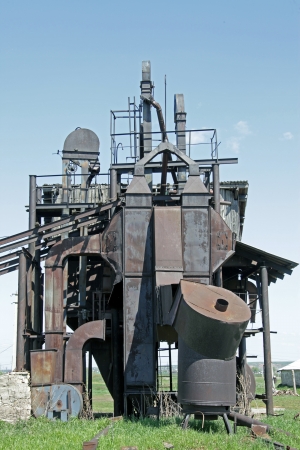 view of the unusual, the beautiful grain processing plantのeditorial素材