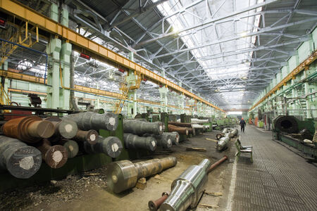 plant for the production of parts for the huge super carsのeditorial素材