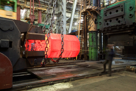 Ekaterinburg, Russia - 01 February 2013: a sightseeing tour of the factory heavy engineering...