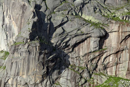 beautiful summer landscape of the Western Sayan mountains Ergaki on a cloudy dayの写真素材