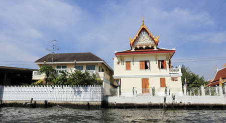 BANGKOK, THAILAND - December 15, 2014: boating on the Chao Phraya River December 15, 2014 in Bangkok, Thailandのeditorial素材