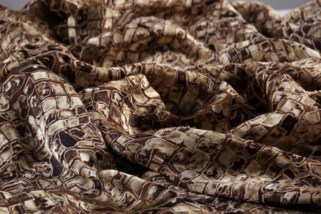 close-up texture crumpled fabric spotty colors studio