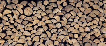 macro isolated texture stack of firewood
