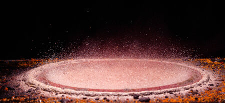 explosions colored paint, dye acoustic speakersの写真素材