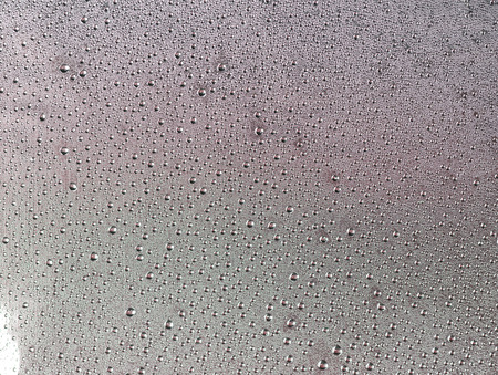 texture is drops of rain on the surface ofの写真素材
