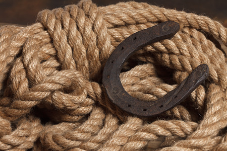 queens rope rope with beautiful textureの写真素材