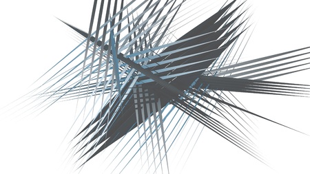 3D lines crossing each other giving conceptual and beautiful design Abstract Illustrationの写真素材