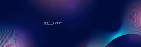 Abstract blue background with modern technology concept