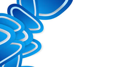 Blue Simple Abstract Backgroundのイラスト素材