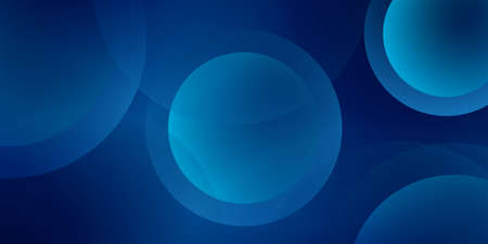 Abstract background with blue circles. Vector illustrationの写真素材