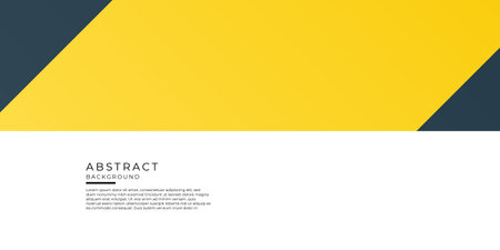 Business presentation template design and page layout design for brochure, tech banner, annual report and company profile with abstract geometric graphic elementsのイラスト素材