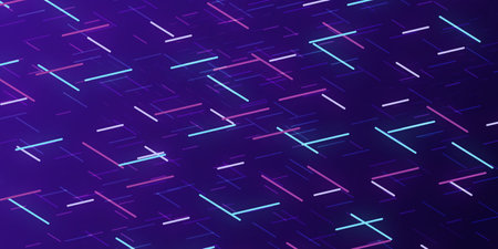 Abstract light purple modern geometric shape with futuristic concept background