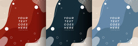 Abstract futuristic modern background. Dynamic tech graphic banner design. Vector corporate backgroundのイラスト素材