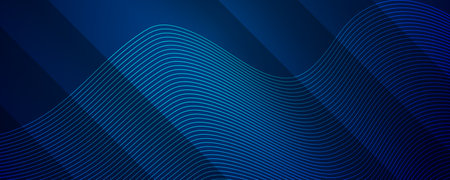 Abstract background with dynamic circle line stripes effect. Optical illusion of distortion of space. Modern pattern. 3d vector illustration for designの写真素材