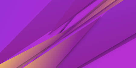 Luxurious purple and golden yellow overlap layer wave background. Abstract purple background with...