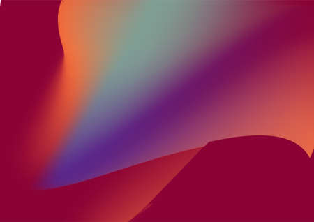 Blurred vivid vibrant colorful background with modern abstract blurred color gradient patterns. Smooth templates collection for brochures, posters, banners, flyers and cards. Vector illustration.の写真素材