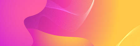 Modern red orange yellow abstract web banner background creative design. Vector illustration design...