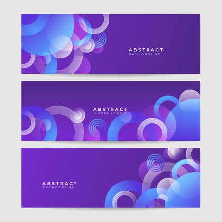 Modern blue purple abstract banner background design. Vector illustration design for presentation, banner, cover, web, flyer, card, poster, game, texture, slide, magazine, and powerpoint.のイラスト素材