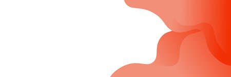 Abstract modern colorful red white gradient wide geometric banner design. Modern cover header background for website design, social media cover ads banner, flyer, invitation cardのイラスト素材