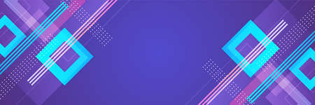 Abstract technology banner background. Abstract banner design web template. Horizontal header web banner. Modern cover header background for website design, Social Media Cover ads banner, flyerのイラスト素材