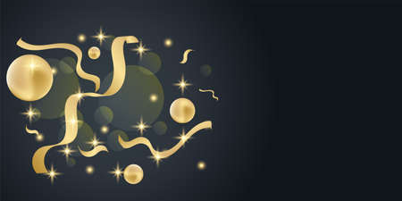 Abstract black gold backgroundのイラスト素材