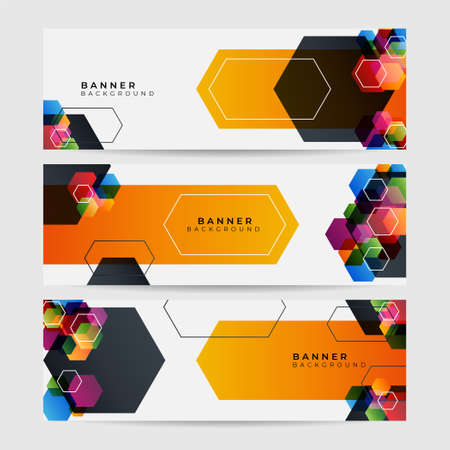 Banners design template and headers for site with molecular structures. Abstract vector background. Science, medicine and innovation technology concept. Decoration website and other ideas.のイラスト素材