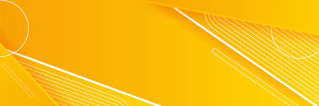 Modern minimal orange background design. Abstract orange banner vector illustration. Yellow orange vector abstract graphic design. Banner Pattern background template.のイラスト素材