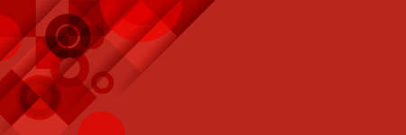 Red banner background. Vector abstract graphic design banner pattern background template.のイラスト素材