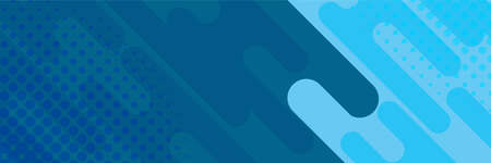 Abstract blue banner background. Vector abstract graphic design banner pattern background template.のイラスト素材