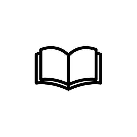 Book icon. Book symbol. Education sign. Flat design style.のイラスト素材