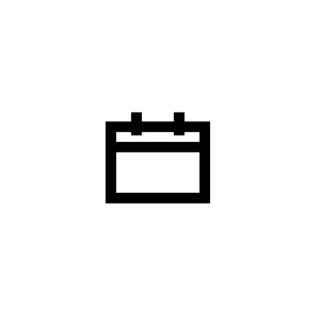 Calendar icon. Simple vector illustration. Flat design style eps 10のイラスト素材