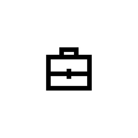 Briefcase icon. Business case symbol. Flat design style eps 10のイラスト素材