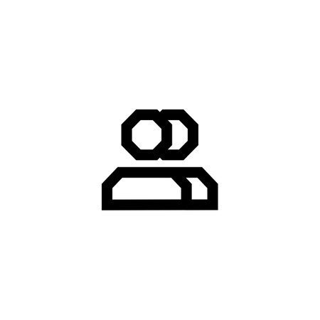 Group people icon vector. Simple line style illustration.のイラスト素材
