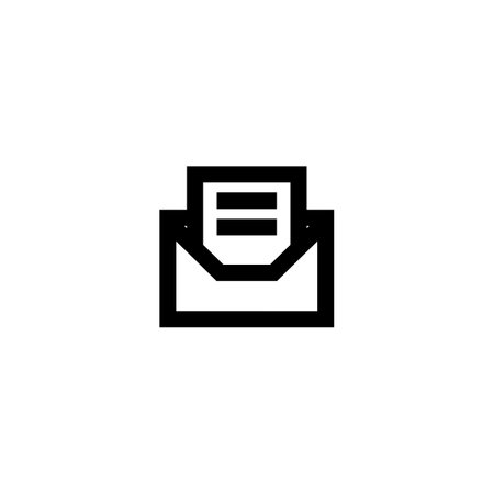Letter icon. E-mail symbol. Envelope sign.のイラスト素材