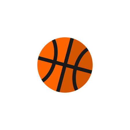 Basketball ball icon. Vector illustration. Flat design style eps 10のイラスト素材