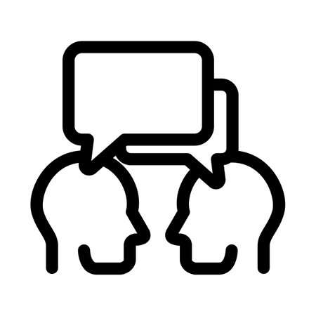 Chat Icon Vector. Outline Chat Sign. Isolated Contour Symbol Illustrationのイラスト素材