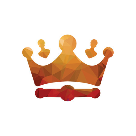 Crown icon vector  design template. Crown design template.のイラスト素材