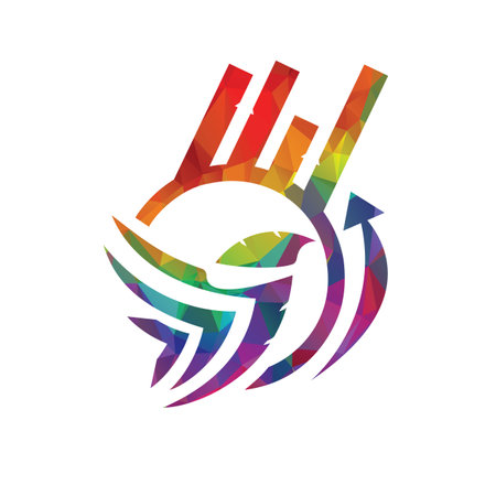 Eagle and arrows vector design. Bird and arrow concept.のイラスト素材