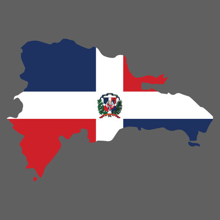 Dominican Republic
Country in the Caribbean vector illustration flag and map logo design concept detailedのイラスト素材