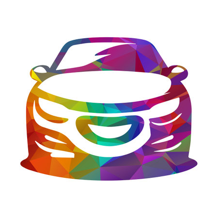 Auto style car logo design Vector Illustrationのイラスト素材